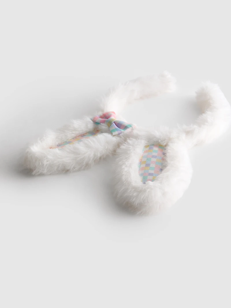Plush Bunny Ear Headband
