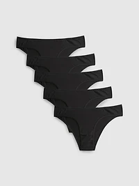 5-Pack Cotton Brazilian Briefs