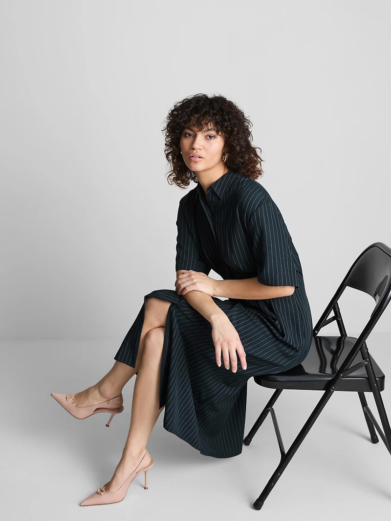 Midi Shirt Dress