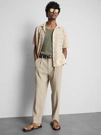 Checkerboard Crochet Shirt