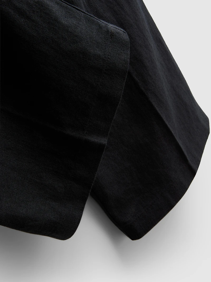 The Edit Linen Blend Relaxed Pants