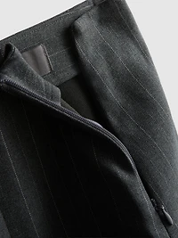 Pinstripe A-Line Mini Skirt
