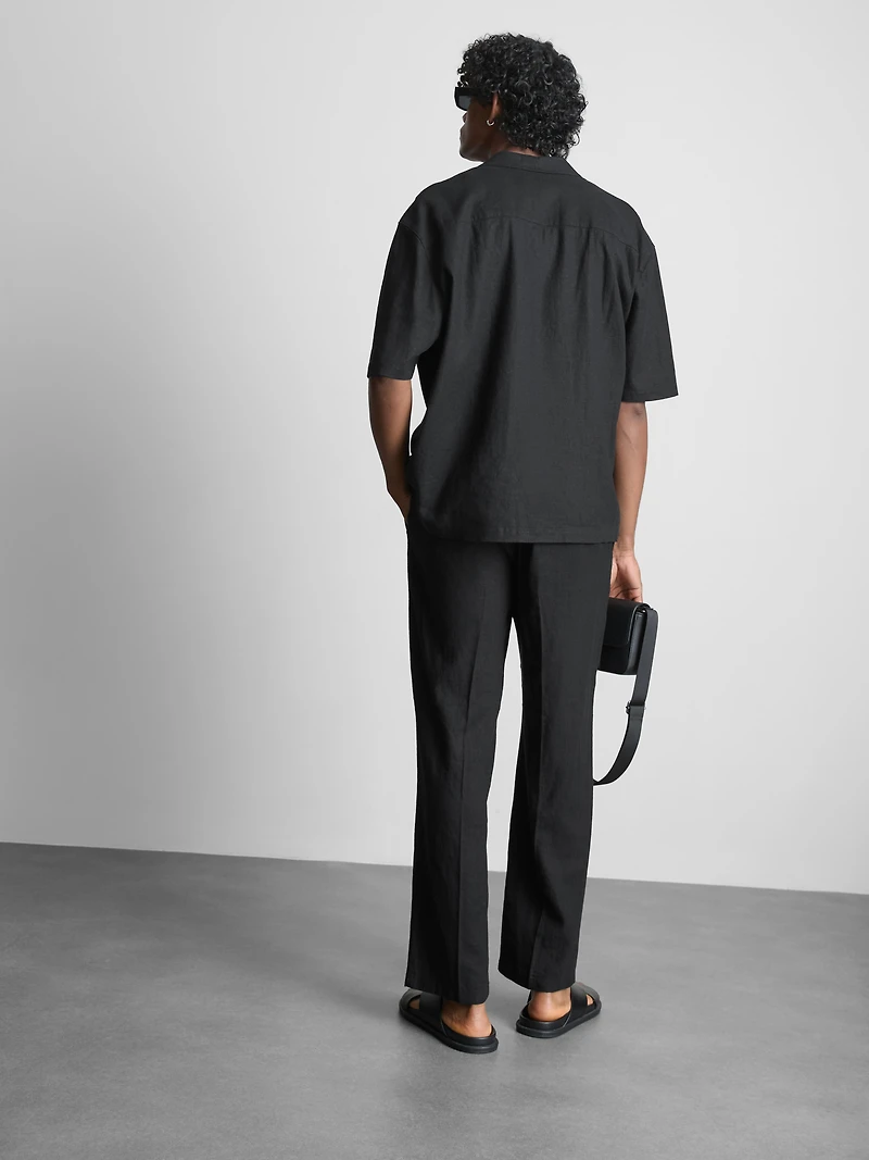 The Edit Relaxed Linen Blend Shirt