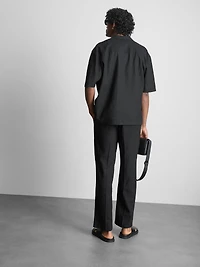 The Edit Relaxed Linen Blend Shirt