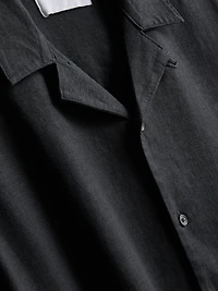 The Edit Relaxed Linen Blend Shirt