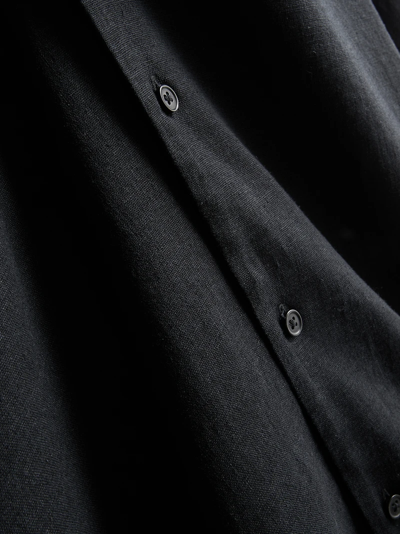 The Edit Relaxed Linen Blend Shirt