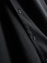 The Edit Relaxed Linen Blend Shirt