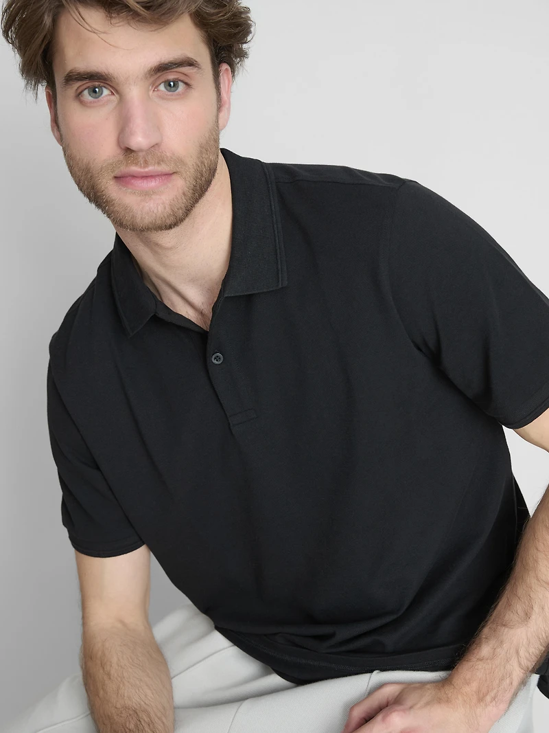 Short-Sleeve Polo Shirt
