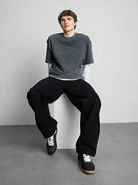 Mid-Rise Baggy Jeans