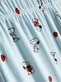 Snoopy Graphic Pointelle Pajamas