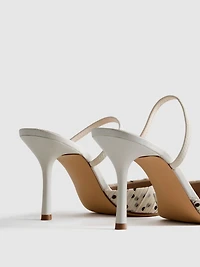 Polka Dot Pointed Pumps