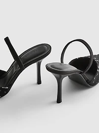 Polka Dot Pointed Pumps