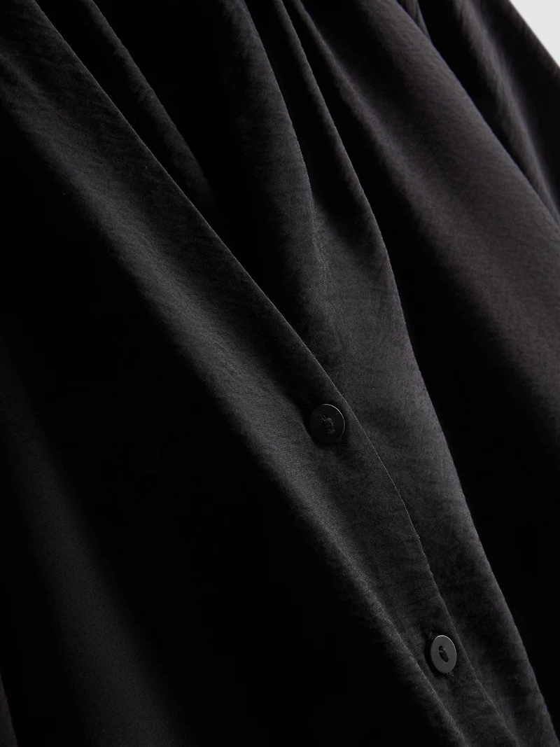 3/4 Sleeve V-Neck Blouse