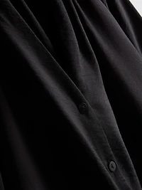 3/4 Sleeve V-Neck Blouse