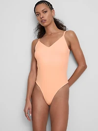 V-Neck Strappy Bodysuit
