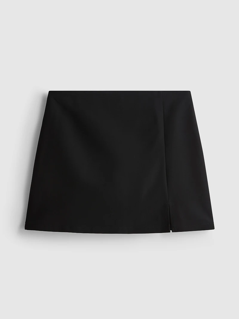 Split Hem Mini Skirt