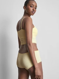 Jacquard Cami and Boy Shorts Set