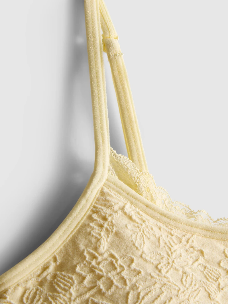 Jacquard Cami and Boy Shorts Set