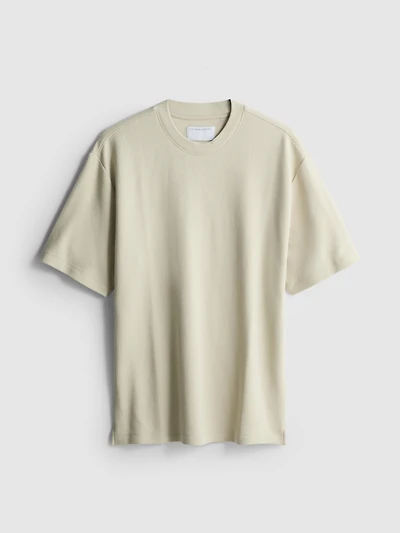 The Edit Short Sleeve Textured T-Shirt