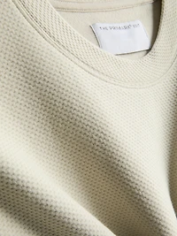 The Edit Short Sleeve Textured T-Shirt