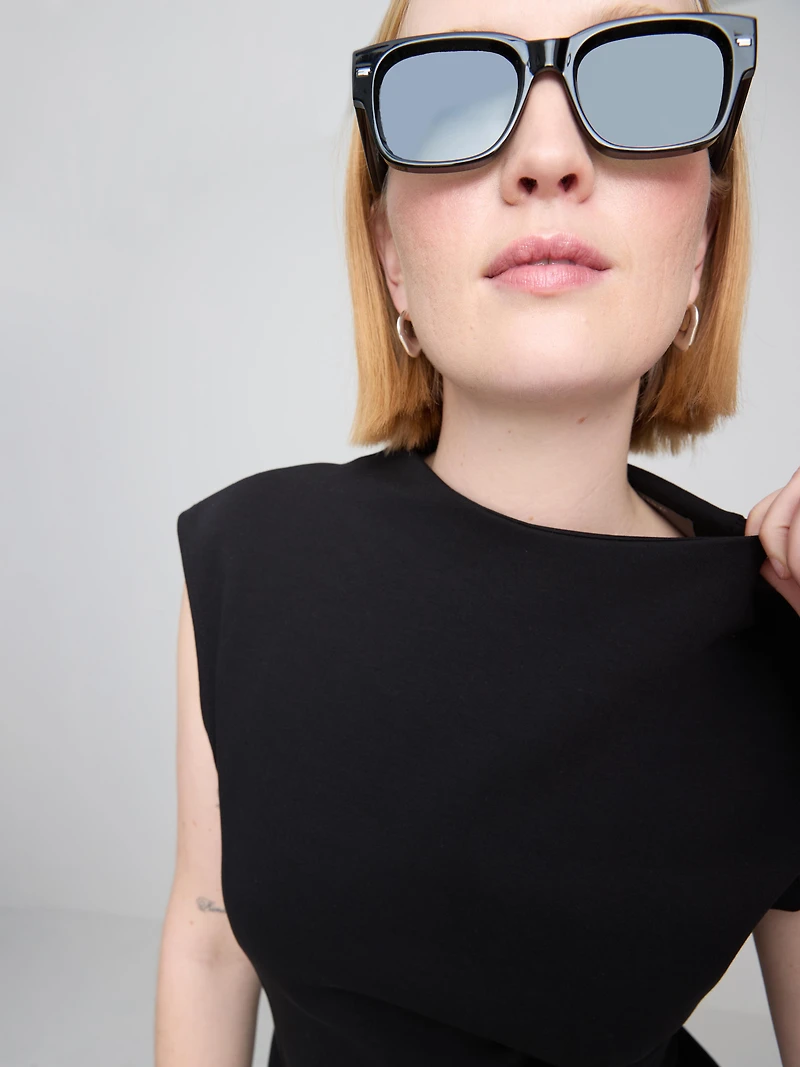 Cap Sleeve Sculpted Mini Dress