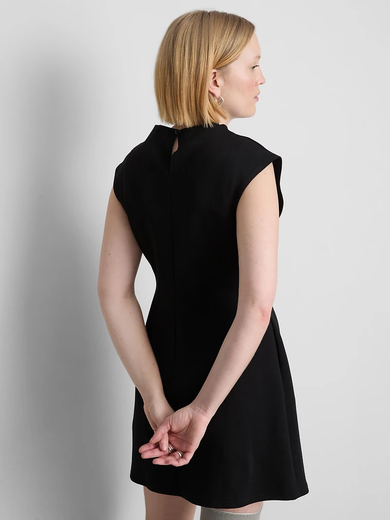 Cap Sleeve Sculpted Mini Dress