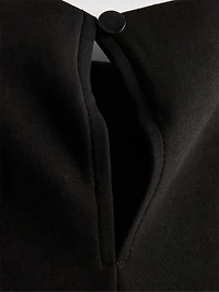 Cap Sleeve Sculpted Mini Dress