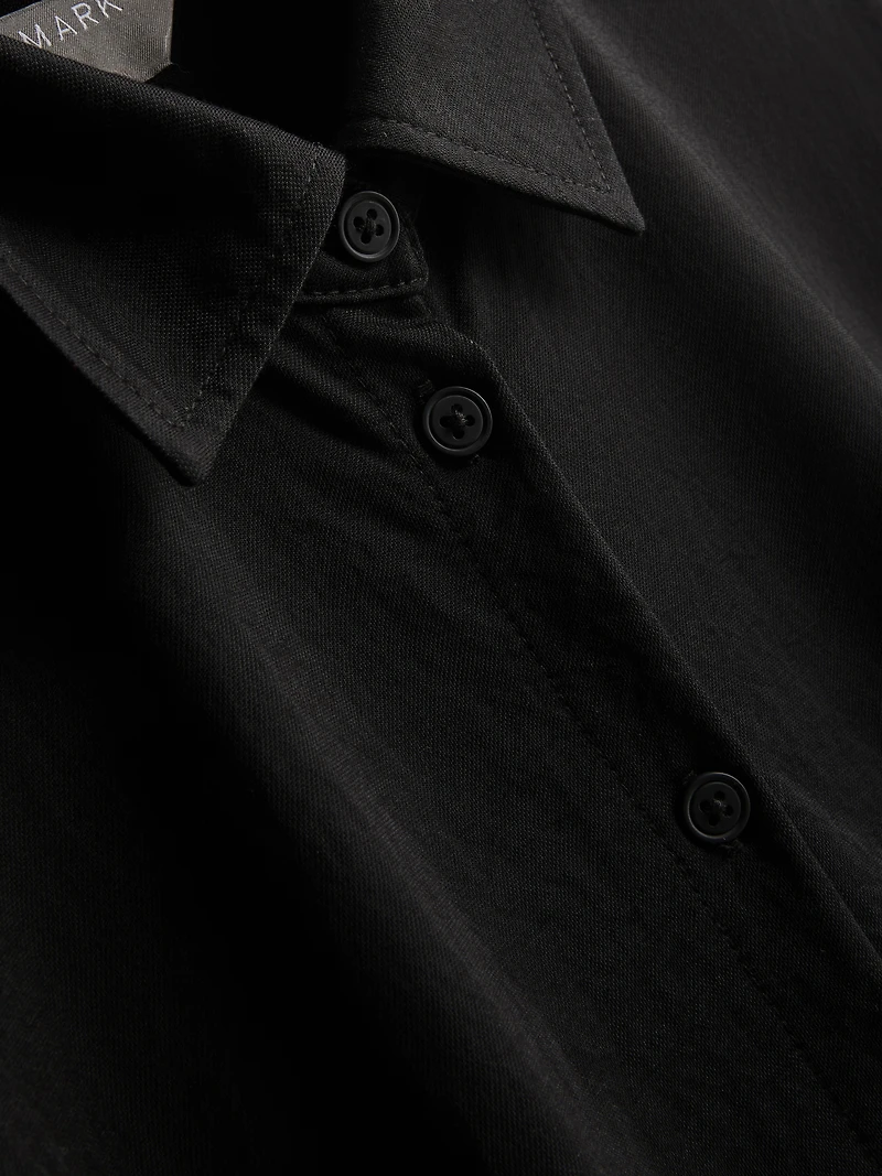 Short-Sleeve Tiered Mini Dress