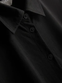 Short-Sleeve Tiered Mini Dress