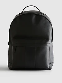 Faux Leather Backpack