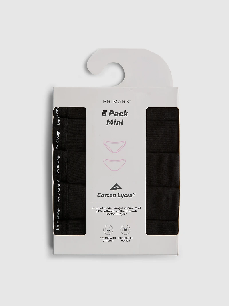 5pk Cotton-Rich Bikini