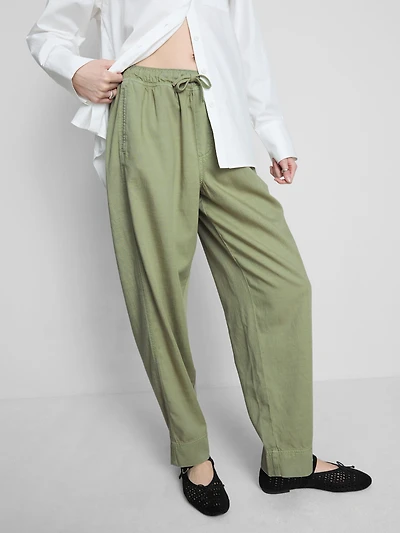 Cotton Blend Casual Joggers