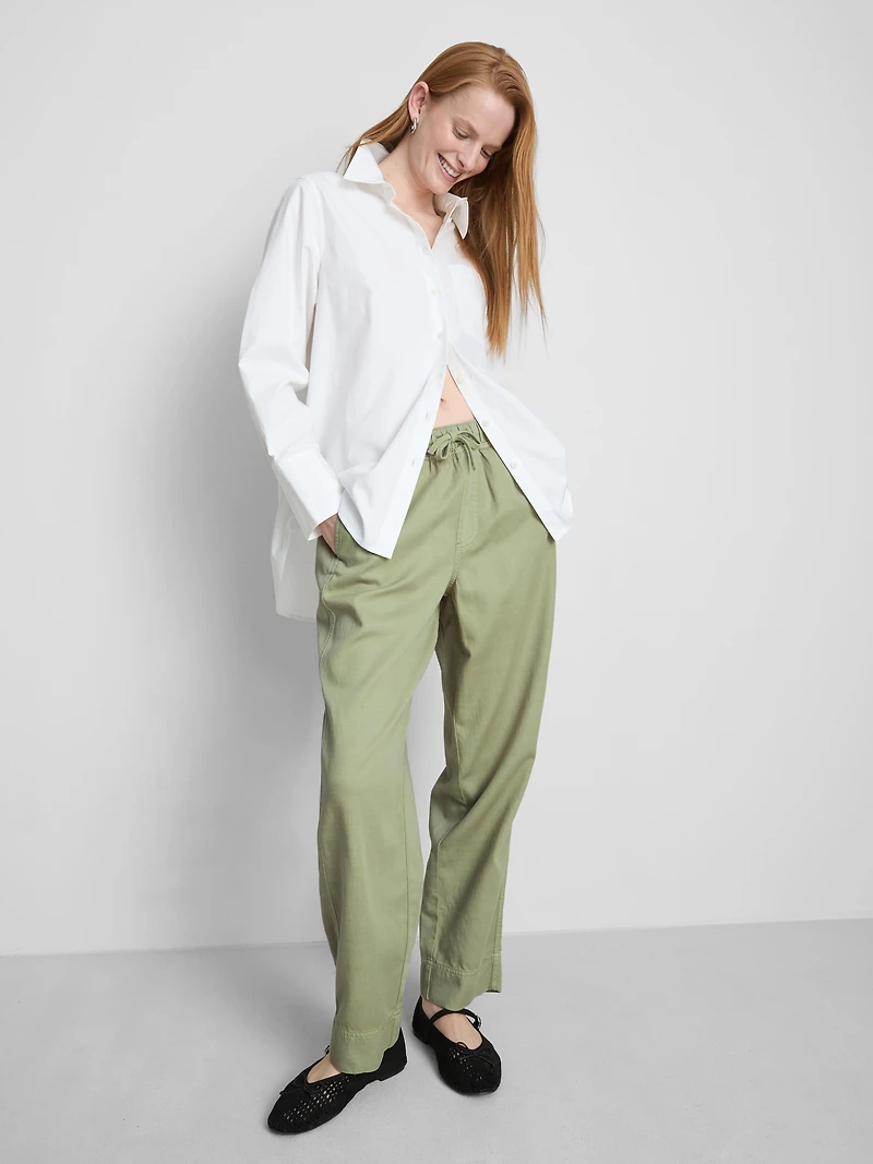 Cotton Blend Casual Joggers