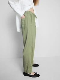 Cotton Blend Casual Joggers