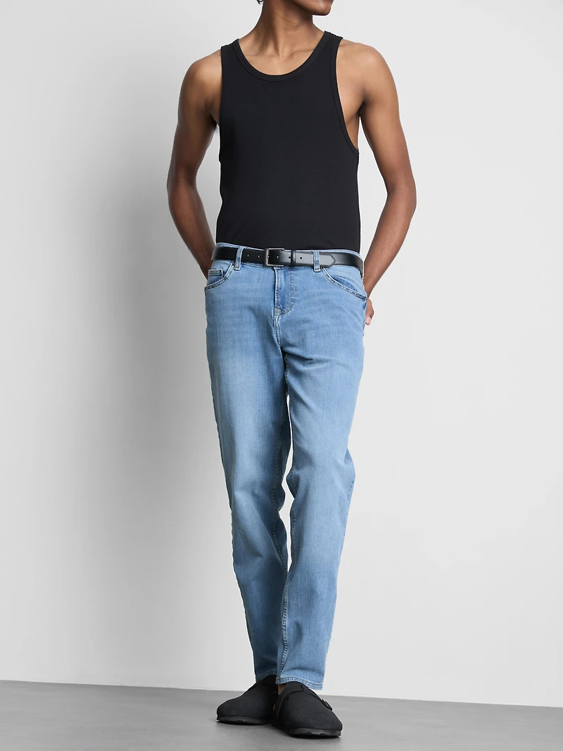 Mid-Rise Slim Fit Jeans