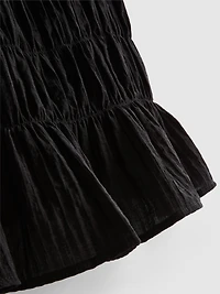 Shirred Short-Sleeve Top