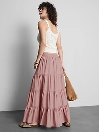 Tiered Maxi Skirt