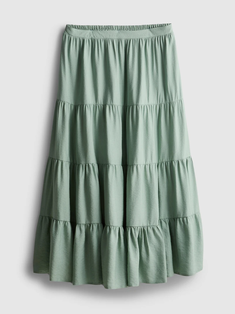 Tiered Maxi Skirt