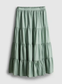 Tiered Maxi Skirt