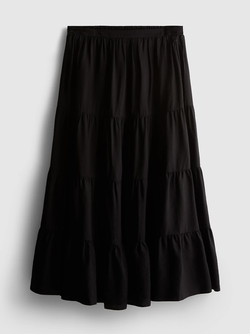 Tiered Maxi Skirt