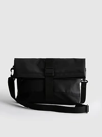 Buckle-Fastening Crossbody Purse