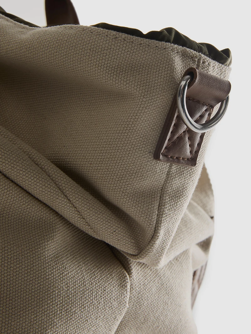 The Edit Canvas Carryall Bag