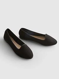 Suede Ballet Flats