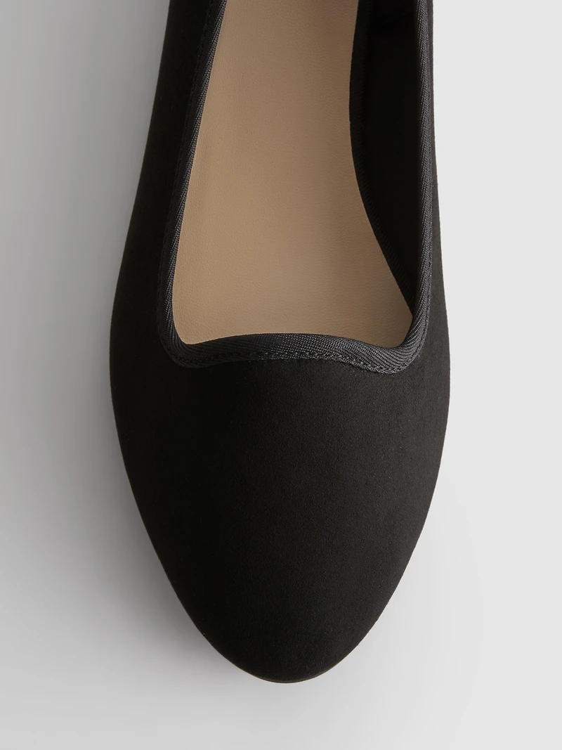 Suede Ballet Flats