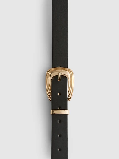 Textured Buckle Belt