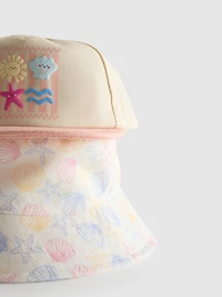 2pk Seaside Baby Hat Set