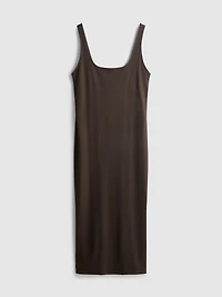 Second Skin Square Neck Midi Dress