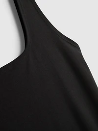 Second Skin Square Neck Midi Dress