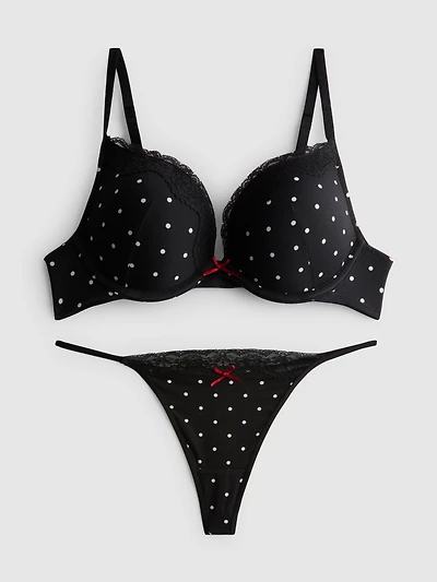 Polka Dot Maximize Lingerie Set