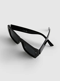 Rectangle Frame Slim Sunglasses